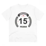 White Men's 15th Anniversary T-Shirt