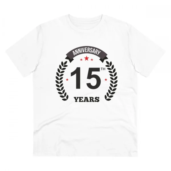 White Men's 15th Anniversary T-Shirt