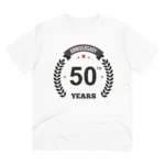 Men's White PC Cotton Printed T-Shirt