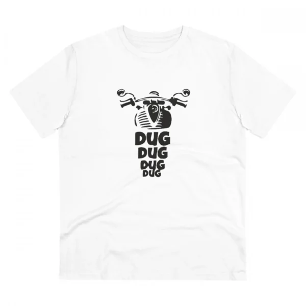 Men's White PC Cotton Bike Ride T-Shirt