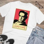 Generic Men's PC Cotton Bengali Designs Printed T Shirt (Color: White, Thread Count: 180GSM) - Image 4