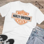 Generic Men's PC Cotton Bike Ride Design Printed T Shirt (Color: White, Thread Count: 180GSM) - Image 4