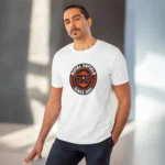 Generic Men's PC Cotton Bike Ride Design Printed T Shirt (Color: White, Thread Count: 180GSM) - Image 6