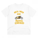 Men's White PC Cotton Bike Ride T-Shirt