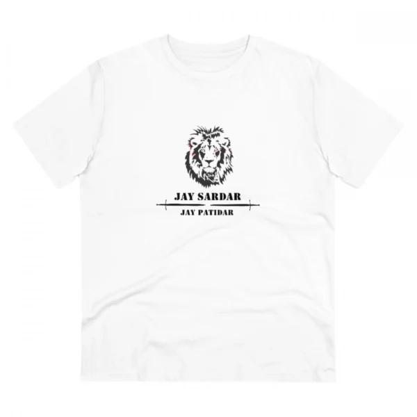 White Men's PC Cotton T-Shirt with Jay Sardar Print