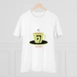 Generic Men's PC Cotton Bengali Designs Printed T Shirt (Color: White, Thread Count: 180GSM) - Image 3