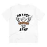 White Men's PC Cotton Cricket Design Printed T-Shirt