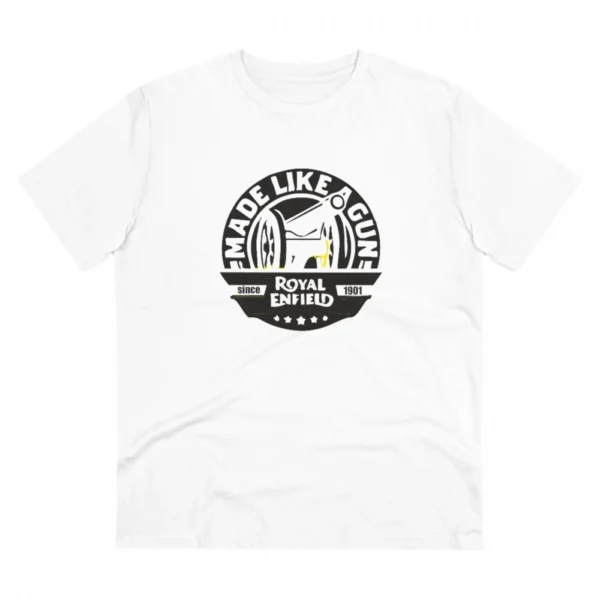 Men's White PC Cotton Bike Ride T-Shirt