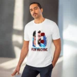 Generic Men's PC Cotton Cricket Design Printed T Shirt (Color: White, Thread Count: 180GSM) - Image 6