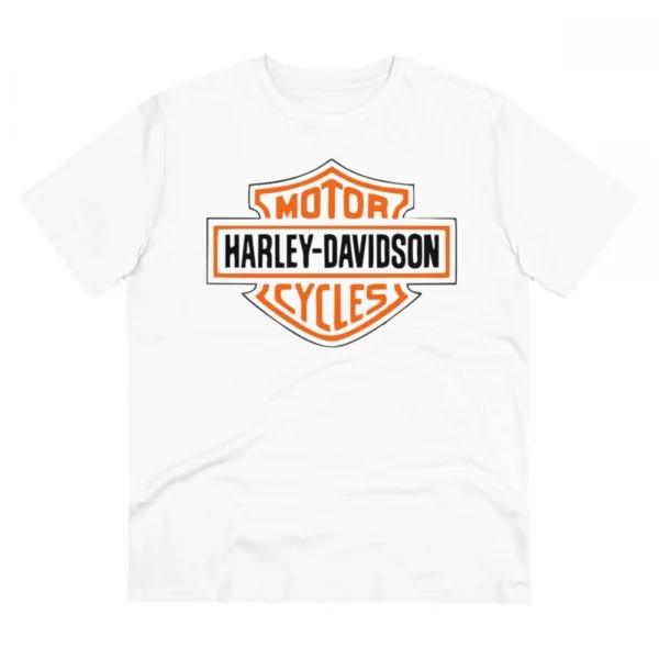 White Men's PC Cotton Bike Ride Design Printed T-Shirt