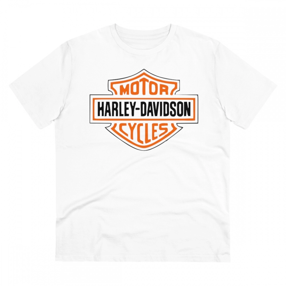 White Men's PC Cotton Bike Ride Design Printed T-Shirt