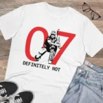 Generic Men's PC Cotton Cricket Design Printed T Shirt (Color: White, Thread Count: 180GSM) - Image 4