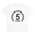 White Men's 5th Anniversary T-Shirt