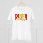 Generic Men's PC Cotton Bike Ride Design Printed T Shirt (Color: White, Thread Count: 180GSM) - Image 3