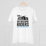 Generic Men's PC Cotton Bike Ride Design Printed T Shirt (Color: White, Thread Count: 180GSM) - Image 3
