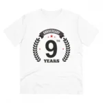White Men's 9th Anniversary T-Shirt