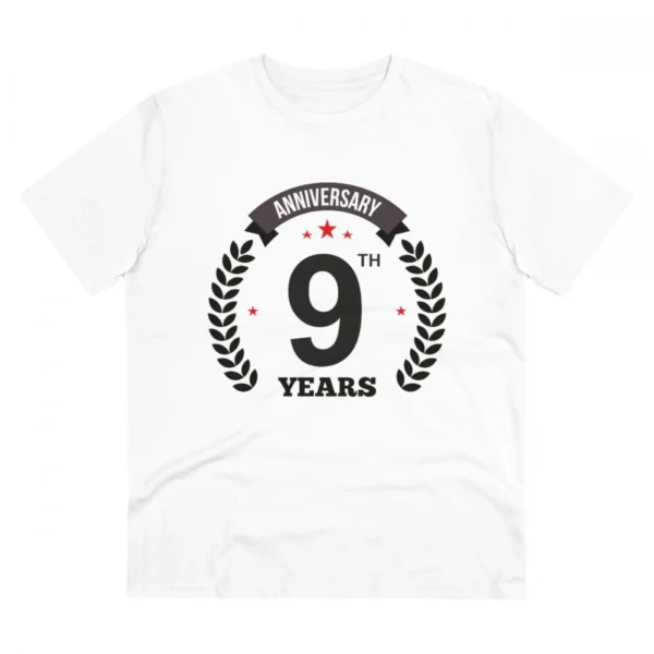 White Men's 9th Anniversary T-Shirt