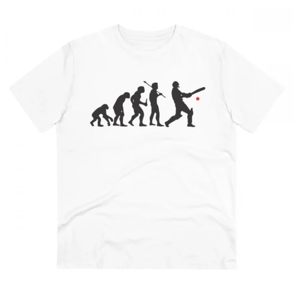 White Men's Printed Cotton T-Shirt