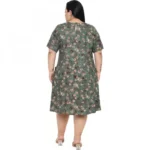 Plus Size Green Dress - Angle 6