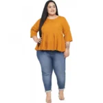 Women's Yellow Top - Angle 3