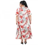 Generic Women's A-Line White Dress (Color:White, Material:Polyester) - Image 6