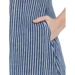 Generic Women's Shirt Blue Dress (Color:Blue, Material:Pure Cotton) - Image 2