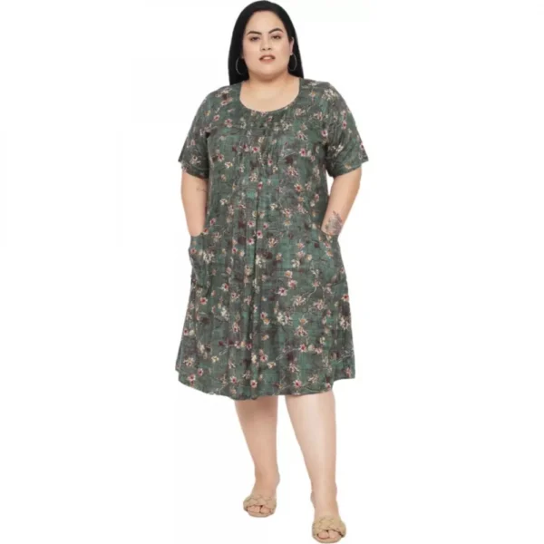 Plus Size Green Dress