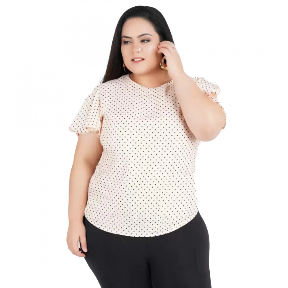 52148142283_b2f3ff837c_o_d-1000x1000-1.webp Generic Women's Casual Flutter Sleeve Printed Pink Top (Color:Pink, Material:Crepe) - Image 1