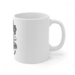 Generic Ceramic Gorila Desing Printed Coffee Mug (Color: White, Capacity:330ml) - Image 4