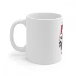 Generic Ceramic Gorila Desing Printed Coffee Mug (Color: White, Capacity:330ml) - Image 5