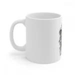 Generic Ceramic Gorila Desing Printed Coffee Mug (Color: White, Capacity:330ml) - Image 5