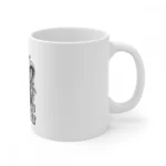Generic Ceramic Gorila Desing Printed Coffee Mug (Color: White, Capacity:330ml) - Image 4