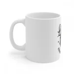Generic Ceramic Gorila Desing Printed Coffee Mug (Color: White, Capacity:330ml) - Image 4