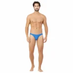 Generic Men's Cotton Spandex Ultra Soft Briefs Underwear (Blue) - Image 2