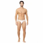 Generic Men's Bamboo Spandex Briefs Underwear (White) - Image 2