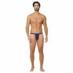 Generic Men's Nylon String Side Briefs Underwear (Blue) - Image 2