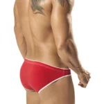 Generic Men's Cotton Handsome Hunk Brief Underwear (Red) - Image 3