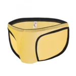 Generic Men's Mesh Power Net Transparent Sexy Brief Underwear (Turmeric Orange) - Image 4