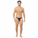 Generic Men's Bamboo Spandex Designer Underwear (Black) - Image 2