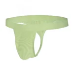 Generic Men's Nylon String Side Briefs Underwear (Wild Green) - Image 3