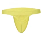 Generic Men's Nylon Side String Trough Thong Underwear (Daisy Yellow) - Image 4