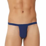 Generic Men's Nylon String Side Briefs Underwear (Blue) - Image 3