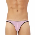 Generic Men's Mesh Power Net Transparent Sexy Brief Underwear (Pink)