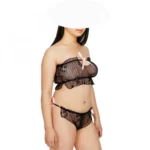 Womens Lace Lingerie Set - Angle 2