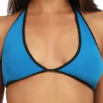Generic Women's Nylon Spandex Bikini Sexy Bra Panty Set (Blue) - Image 2
