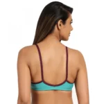 Generic Women's Cotton Blend Front Open Plunge Neck (Sea Green) - Image 2