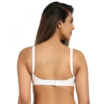 Generic Women's Cotton Daily Use Non Padded Bra (White) - Image 4