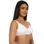 Generic Women's Cotton Blend Mother Care Full Coverage Feeding Bra Non Padded (White) - Image 3