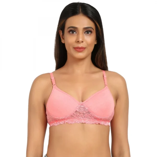 Women's Pink Padded Bra