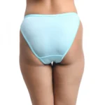 Generic Women's Nylon Sleek String Tanga Hipster Panty (Light Blue) - Image 2